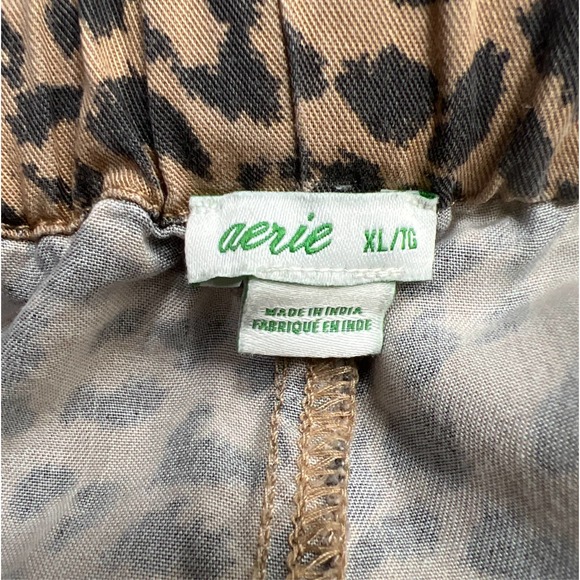 Aerie Womens Animal Print Camp Shorts Size XL - Picture 8 of 10